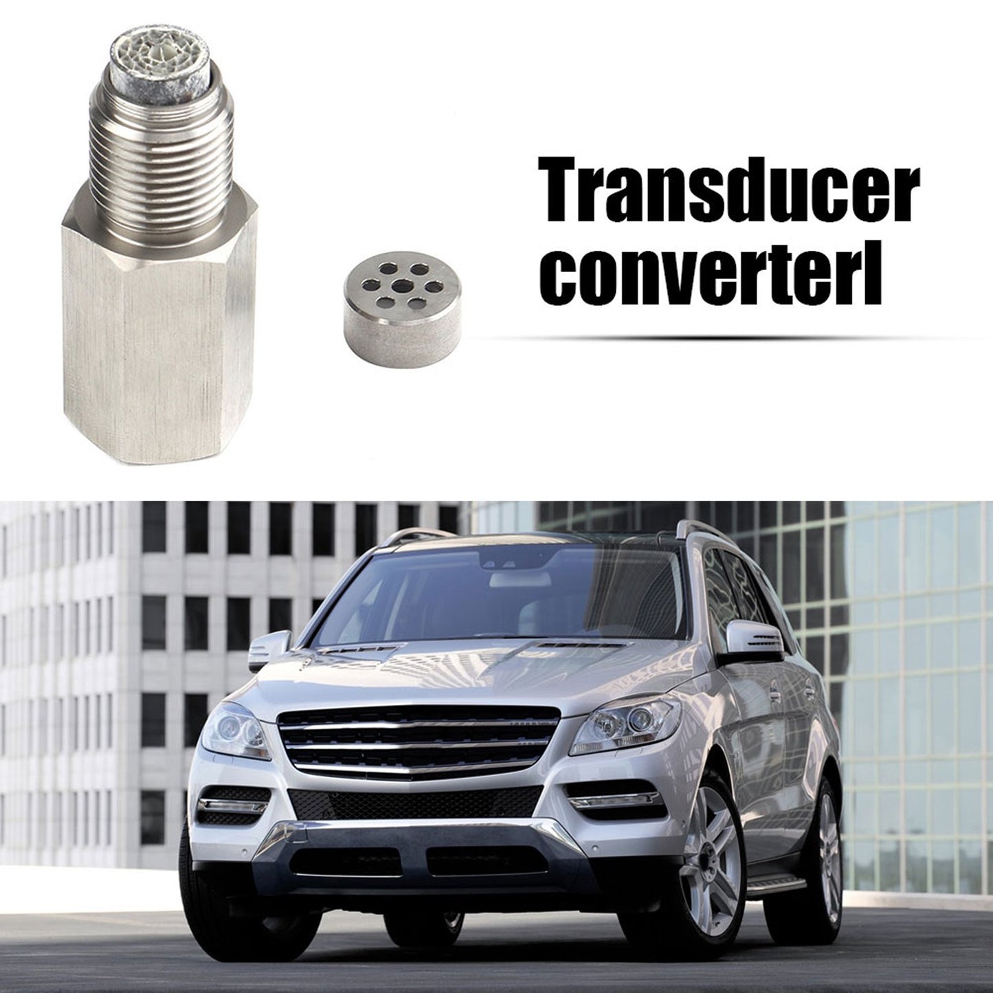 CHGRNLF 58mm Oxygen O2 Sensor Spacer Adapter M18x1.5 Catalytic Converter O2 Sensor Spacer CEL FIX P0420/P0042/P0430 Code Universal