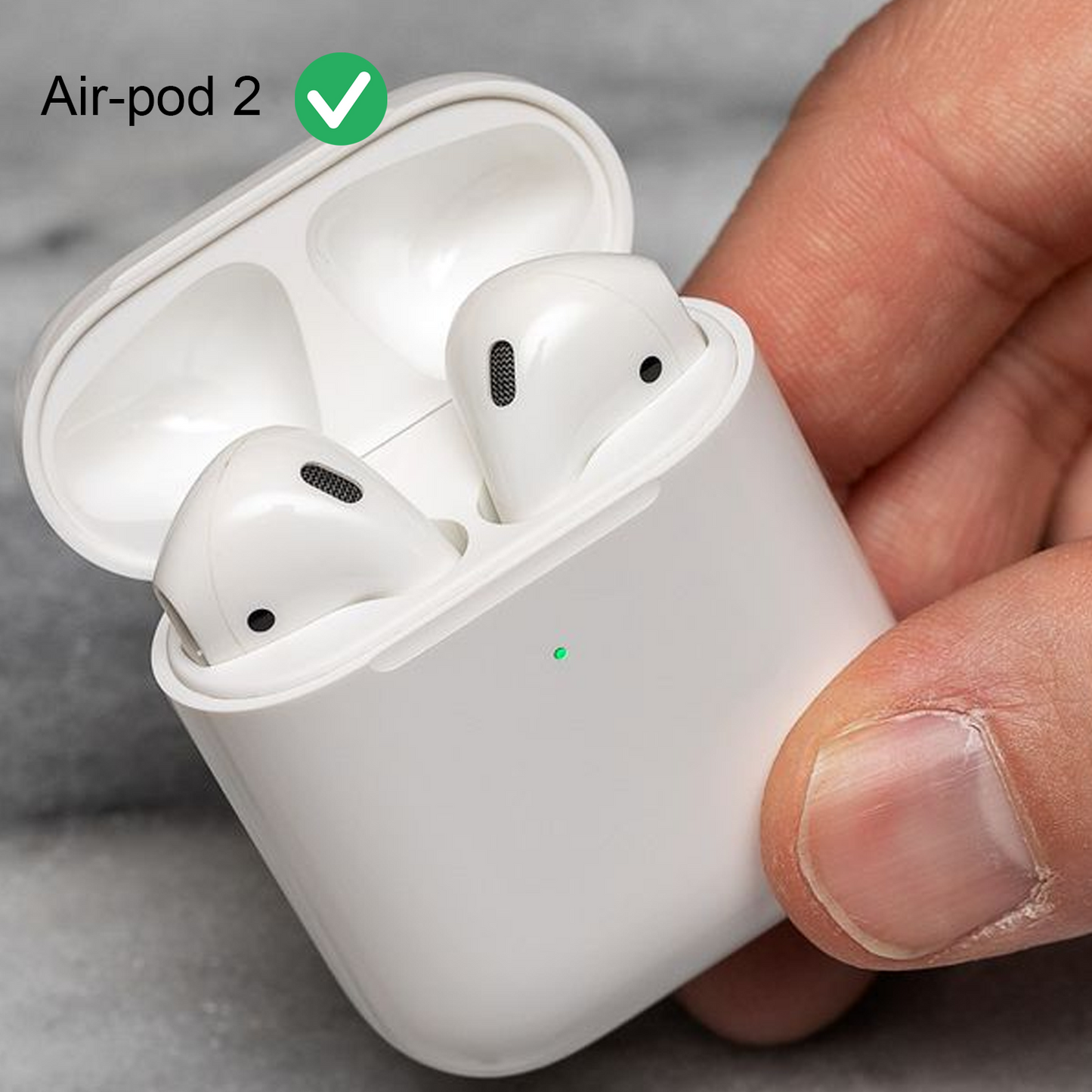 CHGRNLF A2031 Single Left Side Earbud Replacement for Air 2nd Generation, Compatible with Original A1938 Charging Case