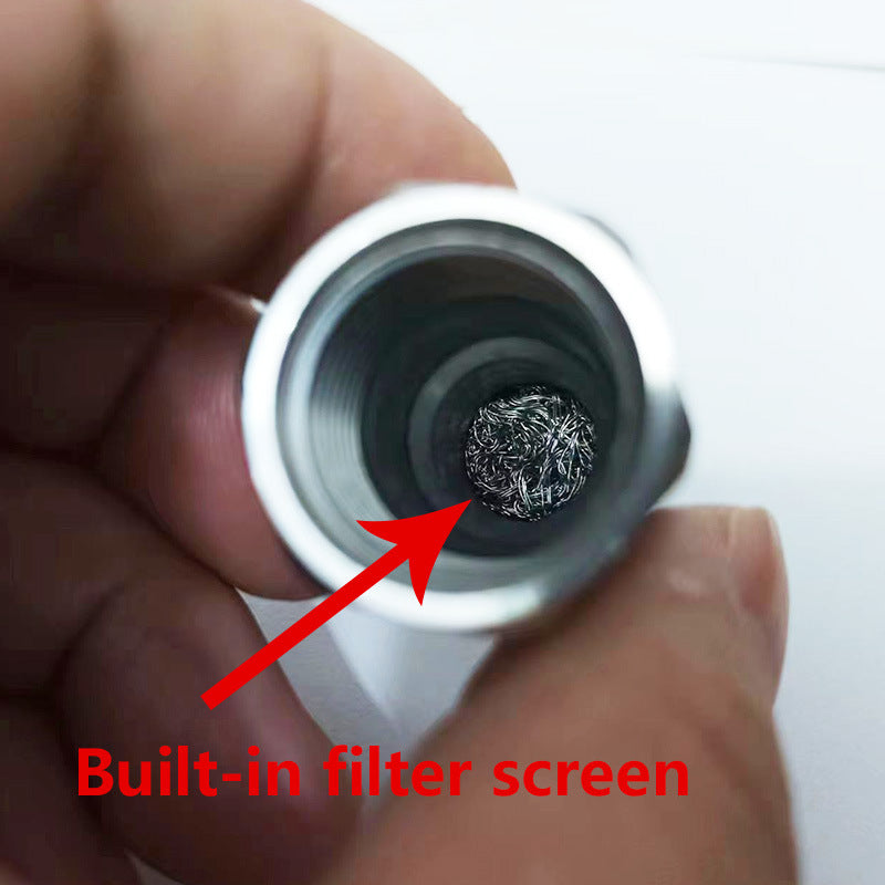 CHGRNLF 2-50Pcs O2 Sensor Adapter, Stainless Steel Extension Connector w/ Filter M18*1.5, 50mm/1.96in