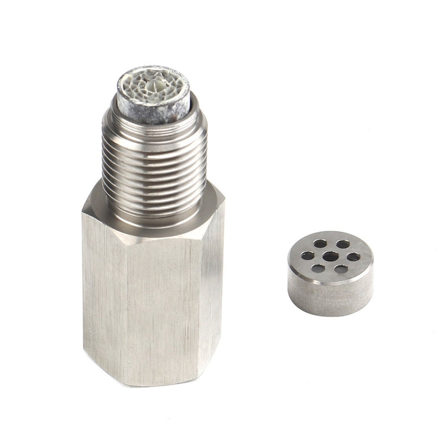 CHGRNLF 58mm Oxygen O2 Sensor Spacer Adapter M18x1.5 Catalytic Converter O2 Sensor Spacer CEL FIX P0420/P0042/P0430 Code Universal