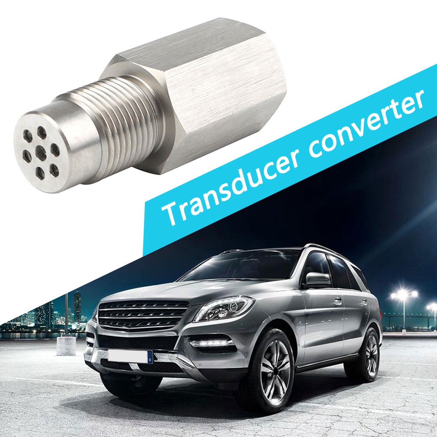 CHGRNLF 58mm Oxygen O2 Sensor Spacer Adapter M18x1.5 Catalytic Converter O2 Sensor Spacer CEL FIX P0420/P0042/P0430 Code Universal