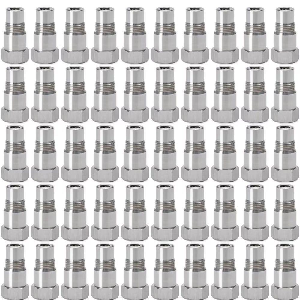 CHGRNLF 2-50Pcs Extension Filter Oxygen O2 Sensor Connector Extender Spacer Internal Thread M18*1.5 Stainless Steel Adapter Auto Parts