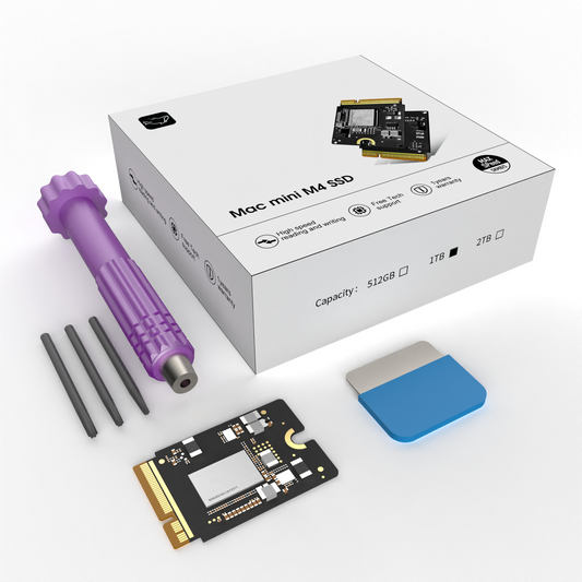 CHGRNLF Mac mini M4 SSD 1TB/2TB Hard Disk Upgrade DIY Kit Includes Screw Drivers and Pry Bars
