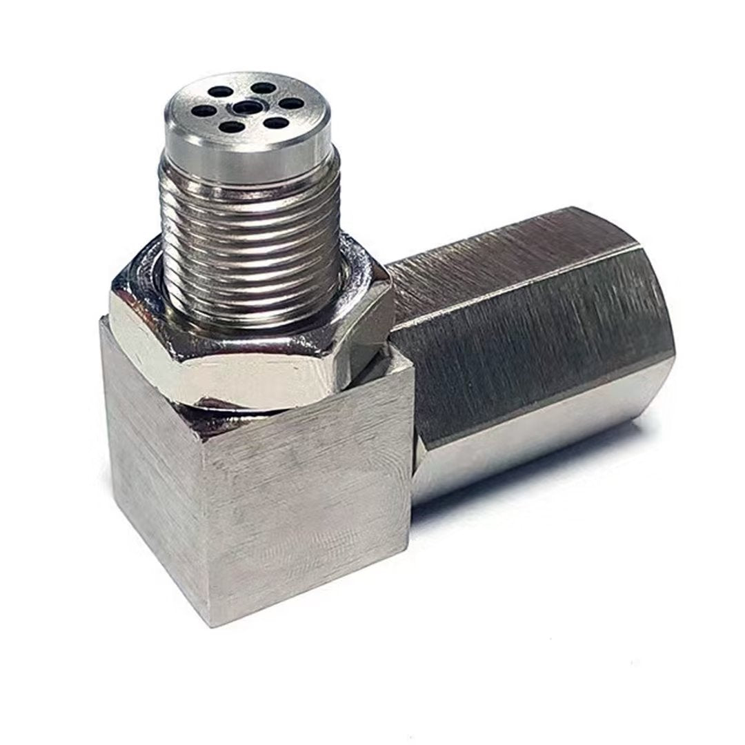 CHGRNLF 90 Degree Oxygen Sensor Extension Connector M18*1.5, 304 Stain ...