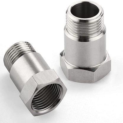 CHGRNLF 32mm O2 Sensor Extension, M18x1.5 Thread Adapter-304 Stainless Steel