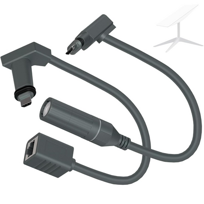 CHGRNLF Starlink SPX Plug to RJ45 Adapters, Starlink Cable RJ45 Female Connectors for Starlink Gen 2 Dish and Router Starlink Accessories (Pair for Dish and Router)