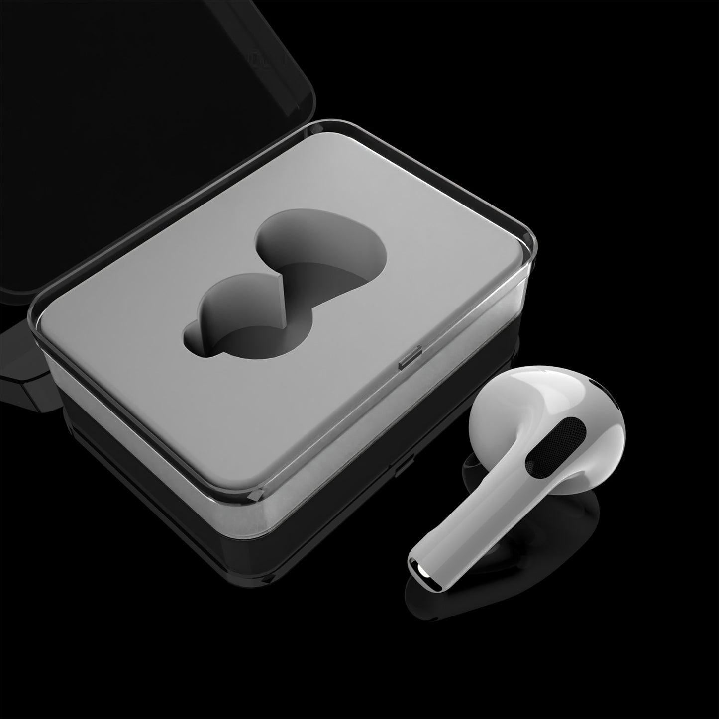 CHGRNLF A2564 Single Left Side Earbud Replacement for Air 3rd Gen, Compatible with Original A2897 & A2566 Charging Case Ear Cushion