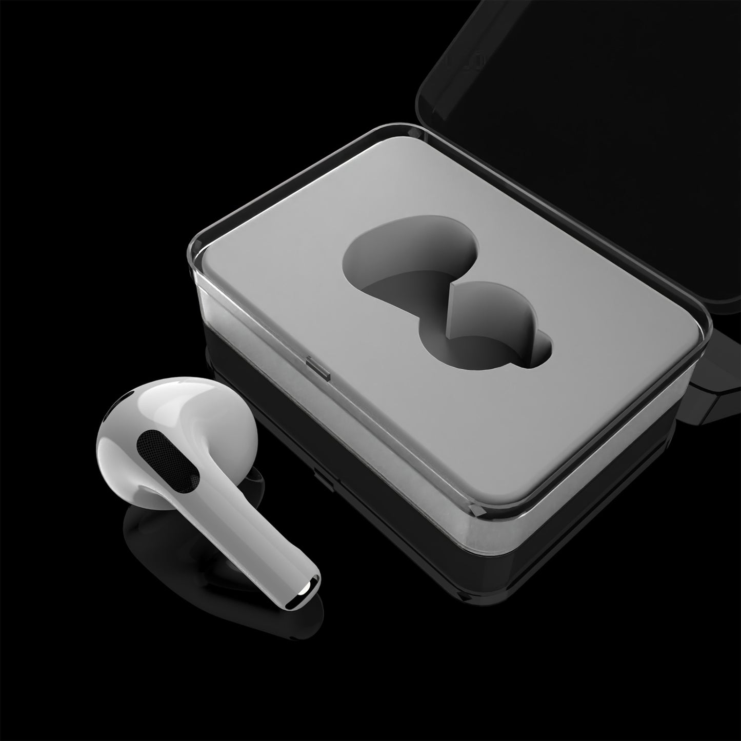 CHGRNLF A2564 Single Left Side Earbud Replacement for Air 3rd Gen, Compatible with Original A2897 & A2566 Charging Case Ear Cushion