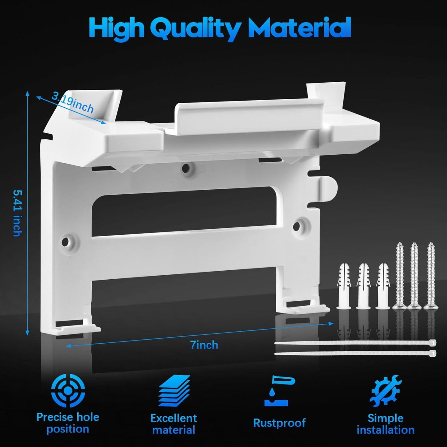 CHGRNLF Starlink Gen 3 Mount, Premium 2 in 1 StarLink V3 Kit for Starlink Gen 3 Mesh Router, Space Saving Router Wall Bracket Holder Accessories