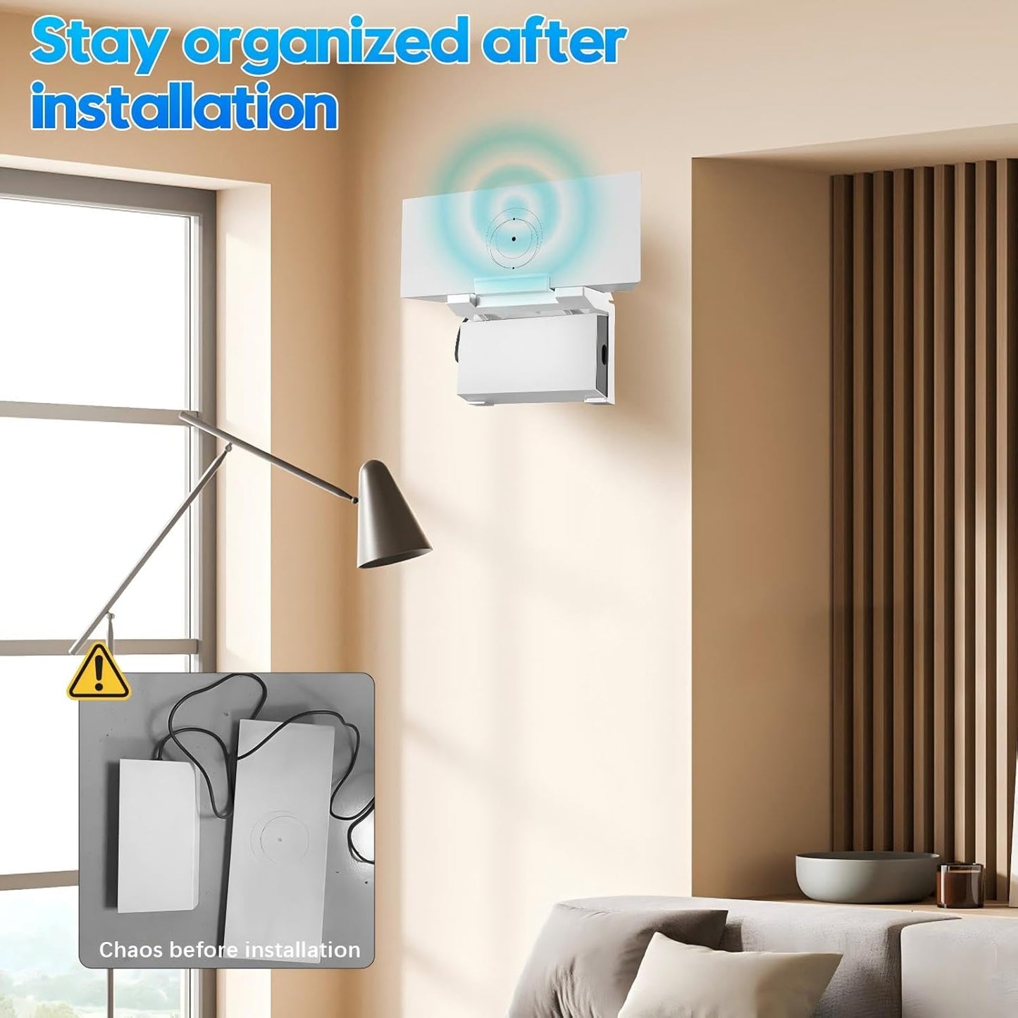 CHGRNLF Starlink Gen 3 Mount, Premium 2 in 1 StarLink V3 Kit for Starlink Gen 3 Mesh Router, Space Saving Router Wall Bracket Holder Accessories
