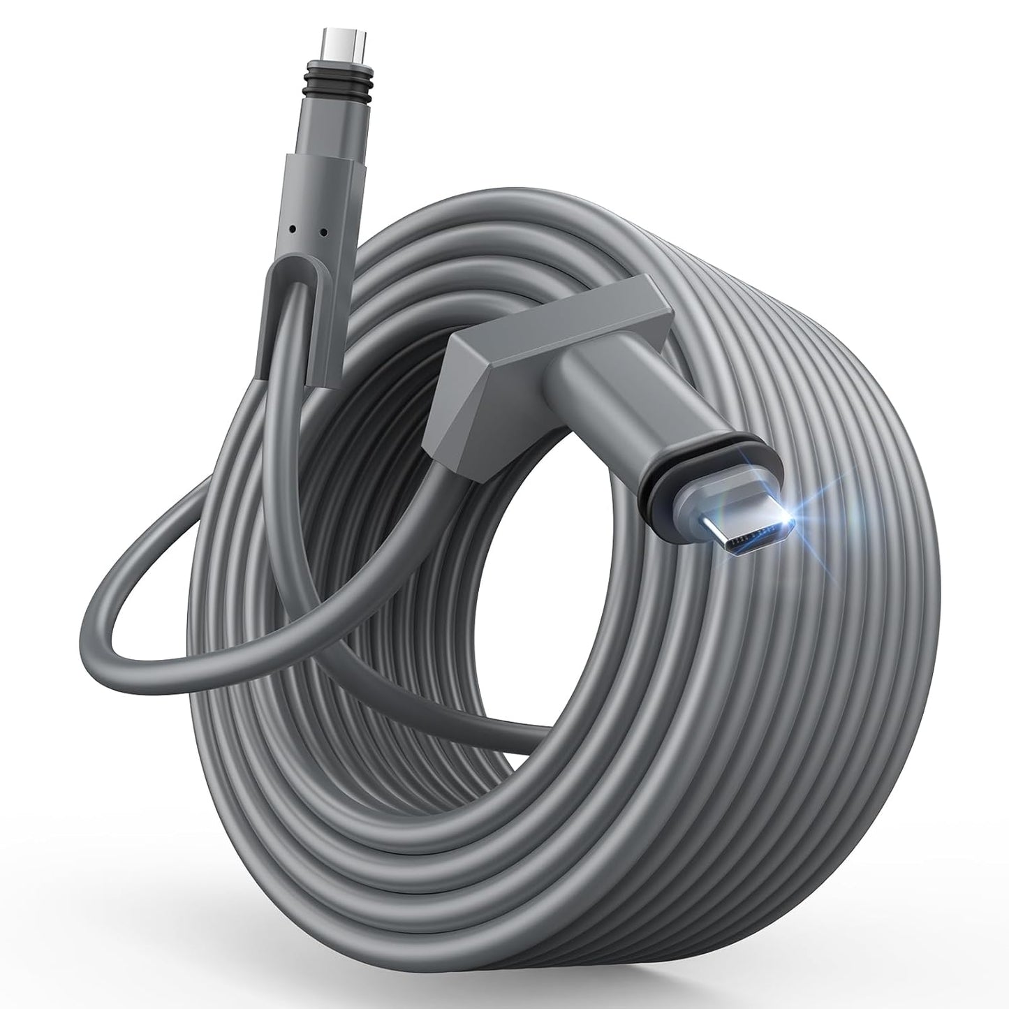 CHGRNLF Starlink Cable Cord Rectangular Dish to Router V2 Replacement Cable Cord, Grey