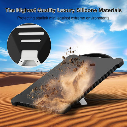 CHGRNLF Starlink Mini Cover Protective Case, Portable Shockproof Starlink Mini Accessories Silicone Protection Satellite Dish Gift Gear