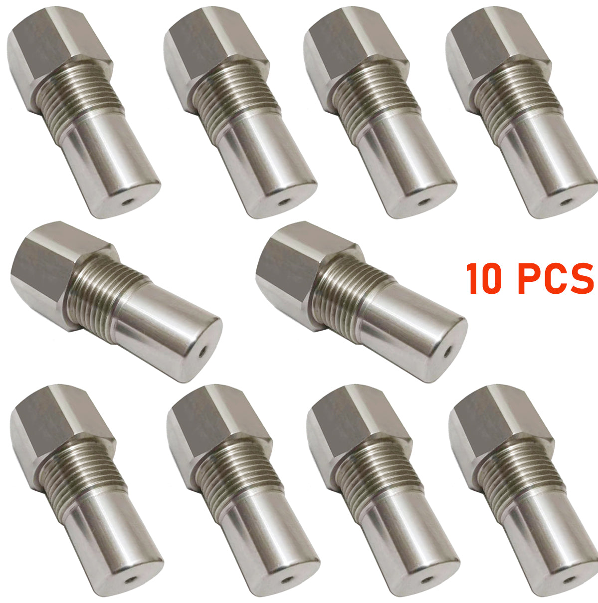 CHGRNLF 2-50Pcs O2 Sensor Adapter, Stainless Steel Extension Connector ...