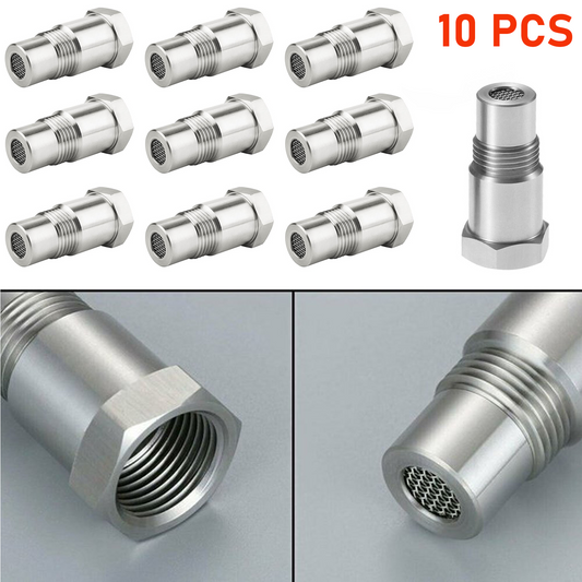 CHGRNLF 2-50Pcs Extension Filter Oxygen O2 Sensor Connector Extender Spacer Internal Thread M18*1.5 Stainless Steel Adapter Auto Parts